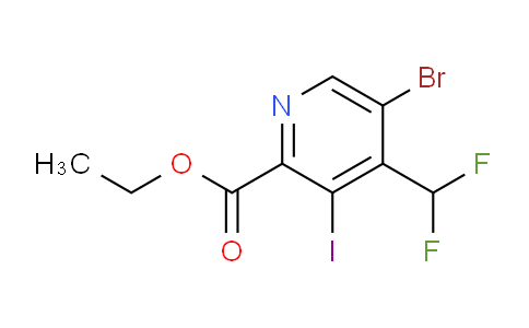 AM123133 | 1804462-70-1 | Ethyl 5-bromo-4-(difluoromethyl)-3-iodopyridine-2-carboxylate