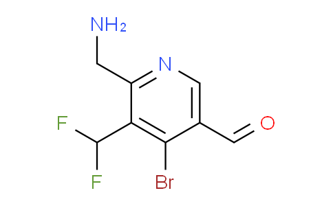 AM123141 | 1805254-31-2 | 2-(Aminomethyl)-4-bromo-3-(difluoromethyl)pyridine-5-carboxaldehyde