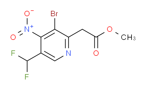 AM123143 | 1806860-66-1 | Methyl 3-bromo-5-(difluoromethyl)-4-nitropyridine-2-acetate