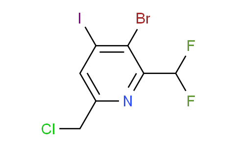 AM123144 | 1804890-27-4 | 3-Bromo-6-(chloromethyl)-2-(difluoromethyl)-4-iodopyridine
