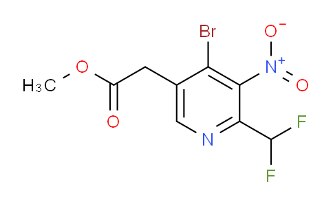 AM123147 | 1805450-79-6 | Methyl 4-bromo-2-(difluoromethyl)-3-nitropyridine-5-acetate