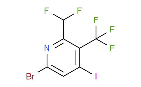 AM123159 | 1805421-95-7 | 6-Bromo-2-(difluoromethyl)-4-iodo-3-(trifluoromethyl)pyridine