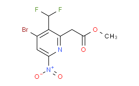 AM123161 | 1805451-04-0 | Methyl 4-bromo-3-(difluoromethyl)-6-nitropyridine-2-acetate