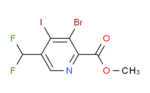 AM123163 | 1804841-47-1 | Methyl 3-bromo-5-(difluoromethyl)-4-iodopyridine-2-carboxylate
