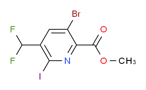 AM123164 | 1806911-62-5 | Methyl 3-bromo-5-(difluoromethyl)-6-iodopyridine-2-carboxylate