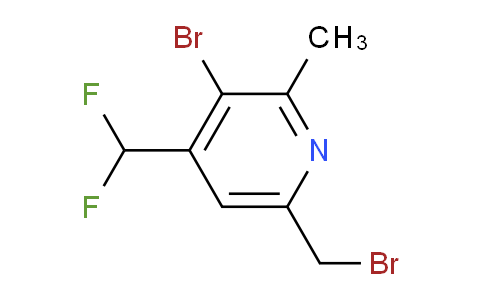 AM123174 | 1805246-68-7 | 3-Bromo-6-(bromomethyl)-4-(difluoromethyl)-2-methylpyridine