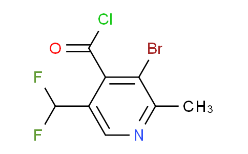 AM123177 | 1805938-28-6 | 3-Bromo-5-(difluoromethyl)-2-methylpyridine-4-carbonyl chloride