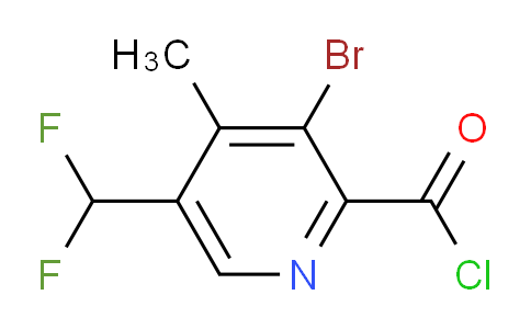 AM123178 | 1806919-07-2 | 3-Bromo-5-(difluoromethyl)-4-methylpyridine-2-carbonyl chloride