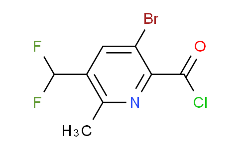 AM123179 | 1805938-31-1 | 3-Bromo-5-(difluoromethyl)-6-methylpyridine-2-carbonyl chloride