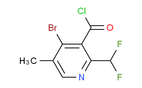 AM123183 | 1805938-45-7 | 4-Bromo-2-(difluoromethyl)-5-methylpyridine-3-carbonyl chloride