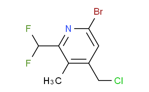AM123188 | 1805431-45-1 | 6-Bromo-4-(chloromethyl)-2-(difluoromethyl)-3-methylpyridine