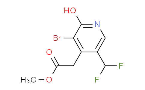 AM123203 | 1805243-98-4 | Methyl 3-bromo-5-(difluoromethyl)-2-hydroxypyridine-4-acetate