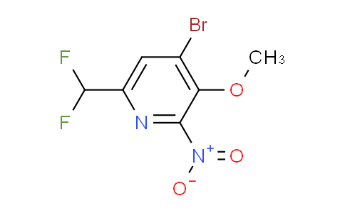 AM123212 | 1805920-49-3 | 4-Bromo-6-(difluoromethyl)-3-methoxy-2-nitropyridine