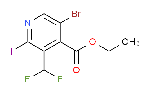 AM123213 | 1806872-33-2 | Ethyl 5-bromo-3-(difluoromethyl)-2-iodopyridine-4-carboxylate