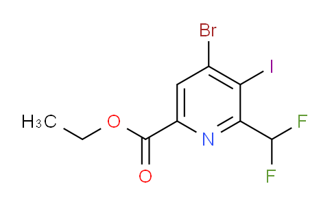 AM123217 | 1804841-97-1 | Ethyl 4-bromo-2-(difluoromethyl)-3-iodopyridine-6-carboxylate