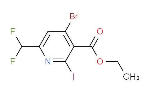 AM123219 | 1805169-20-3 | Ethyl 4-bromo-6-(difluoromethyl)-2-iodopyridine-3-carboxylate