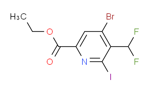 AM123220 | 1805345-27-0 | Ethyl 4-bromo-3-(difluoromethyl)-2-iodopyridine-6-carboxylate