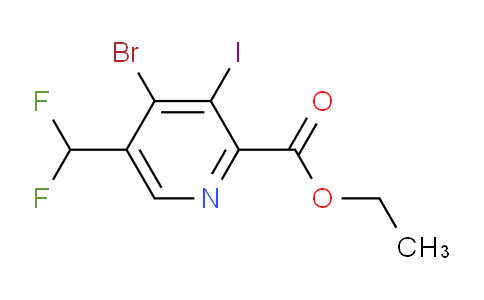 AM123221 | 1806909-46-5 | Ethyl 4-bromo-5-(difluoromethyl)-3-iodopyridine-2-carboxylate