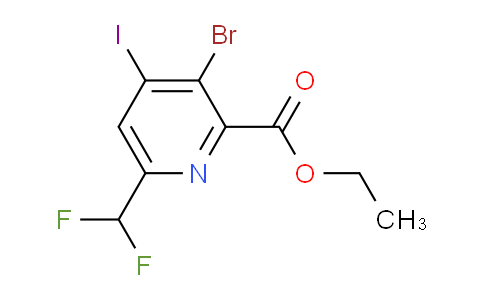 AM123226 | 1806872-05-8 | Ethyl 3-bromo-6-(difluoromethyl)-4-iodopyridine-2-carboxylate