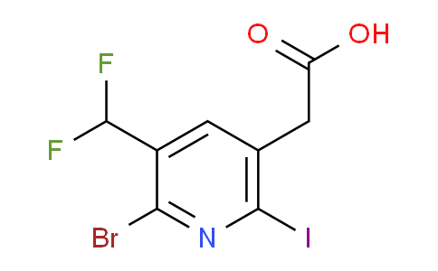 AM123229 | 1805377-12-1 | 2-Bromo-3-(difluoromethyl)-6-iodopyridine-5-acetic acid