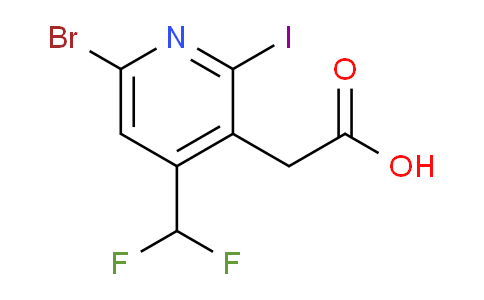 AM123232 | 1805244-49-8 | 6-Bromo-4-(difluoromethyl)-2-iodopyridine-3-acetic acid