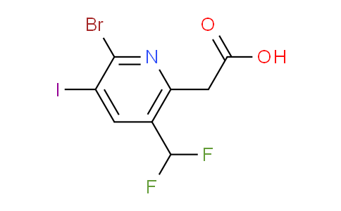 AM123234 | 1804892-32-7 | 2-Bromo-5-(difluoromethyl)-3-iodopyridine-6-acetic acid