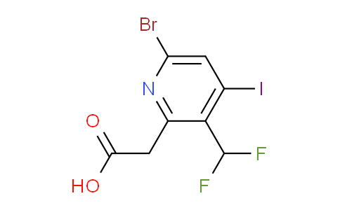 AM123235 | 1804842-11-2 | 6-Bromo-3-(difluoromethyl)-4-iodopyridine-2-acetic acid