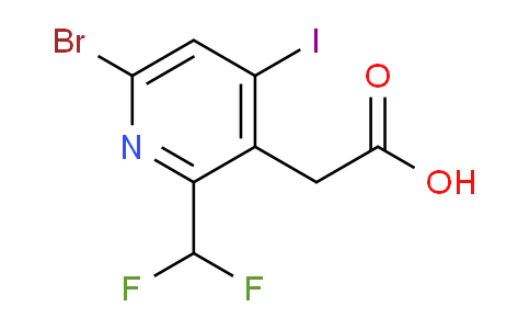 AM123239 | 1805345-59-8 | 6-Bromo-2-(difluoromethyl)-4-iodopyridine-3-acetic acid