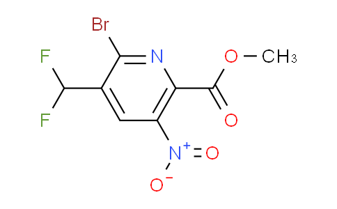 AM123240 | 1805166-79-3 | Methyl 2-bromo-3-(difluoromethyl)-5-nitropyridine-6-carboxylate