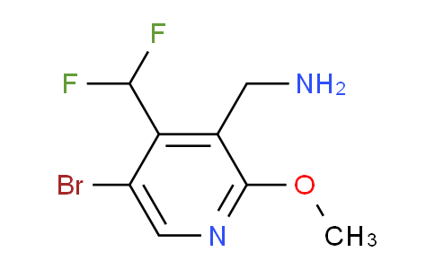 3-(Aminomethyl)-5-bromo-4-(difluoromethyl)-2-methoxypyridine