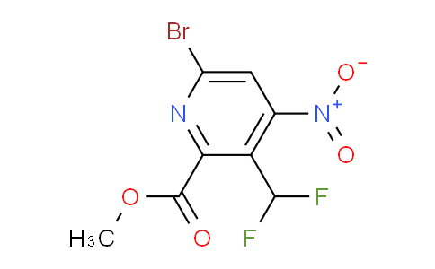 Methyl 6-bromo-3-(difluoromethyl)-4-nitropyridine-2-carboxylate