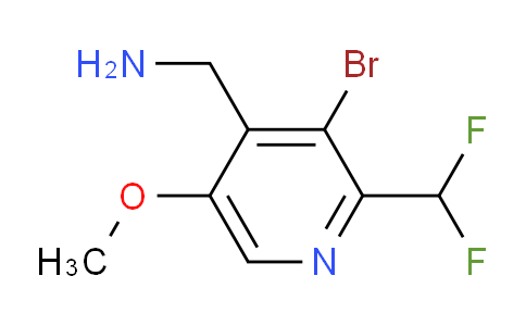 AM123255 | 1805240-16-7 | 4-(Aminomethyl)-3-bromo-2-(difluoromethyl)-5-methoxypyridine