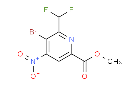 AM123263 | 1806865-36-0 | Methyl 3-bromo-2-(difluoromethyl)-4-nitropyridine-6-carboxylate