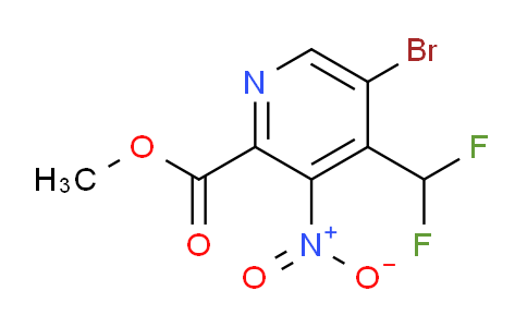AM123270 | 1806916-38-0 | Methyl 5-bromo-4-(difluoromethyl)-3-nitropyridine-2-carboxylate
