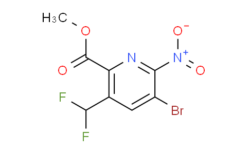 AM123273 | 1804432-80-1 | Methyl 3-bromo-5-(difluoromethyl)-2-nitropyridine-6-carboxylate
