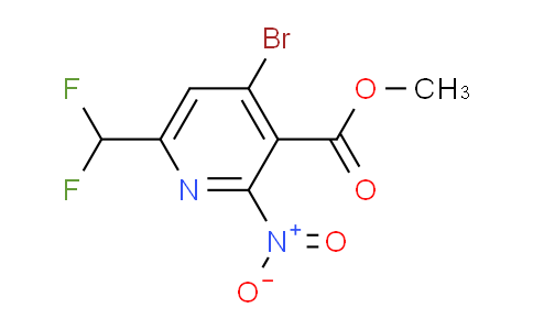AM123280 | 1806996-53-1 | Methyl 4-bromo-6-(difluoromethyl)-2-nitropyridine-3-carboxylate