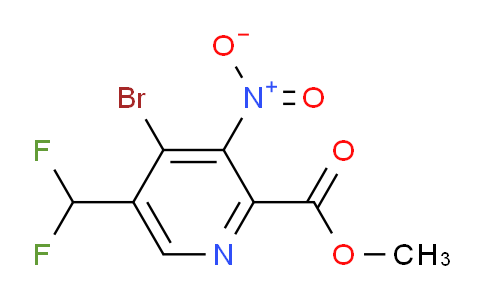 AM123286 | 1805447-42-0 | Methyl 4-bromo-5-(difluoromethyl)-3-nitropyridine-2-carboxylate