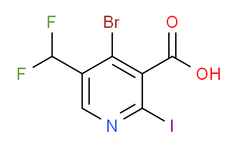 AM123288 | 1806910-73-5 | 4-Bromo-5-(difluoromethyl)-2-iodopyridine-3-carboxylic acid