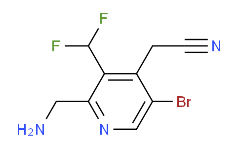 AM123290 | 1805450-90-1 | 2-(Aminomethyl)-5-bromo-3-(difluoromethyl)pyridine-4-acetonitrile