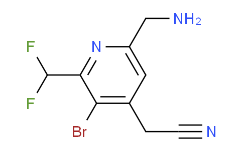 AM123292 | 1805941-01-8 | 6-(Aminomethyl)-3-bromo-2-(difluoromethyl)pyridine-4-acetonitrile