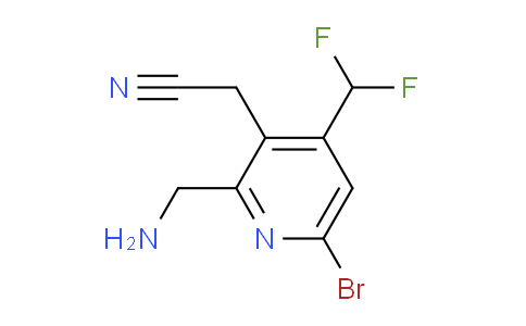 AM123294 | 1805941-05-2 | 2-(Aminomethyl)-6-bromo-4-(difluoromethyl)pyridine-3-acetonitrile
