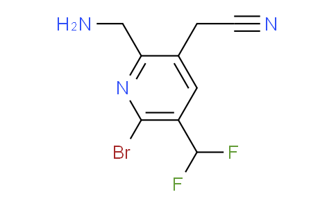 AM123296 | 1805450-96-7 | 2-(Aminomethyl)-6-bromo-5-(difluoromethyl)pyridine-3-acetonitrile