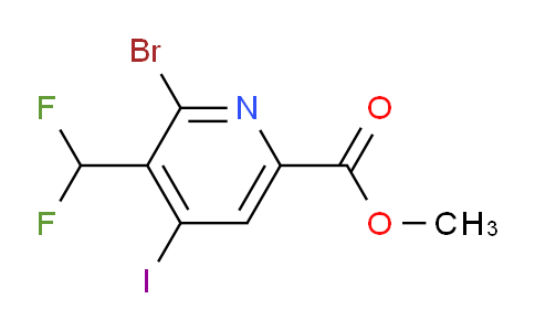 AM123297 | 1804891-51-7 | Methyl 2-bromo-3-(difluoromethyl)-4-iodopyridine-6-carboxylate