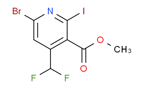 AM123306 | 1805416-85-6 | Methyl 6-bromo-4-(difluoromethyl)-2-iodopyridine-3-carboxylate