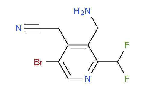 AM123307 | 1805451-09-5 | 3-(Aminomethyl)-5-bromo-2-(difluoromethyl)pyridine-4-acetonitrile