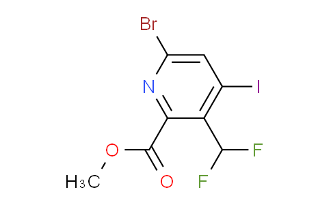 AM123309 | 1804462-45-0 | Methyl 6-bromo-3-(difluoromethyl)-4-iodopyridine-2-carboxylate