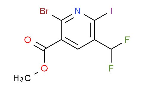 AM123310 | 1806911-14-7 | Methyl 2-bromo-5-(difluoromethyl)-6-iodopyridine-3-carboxylate