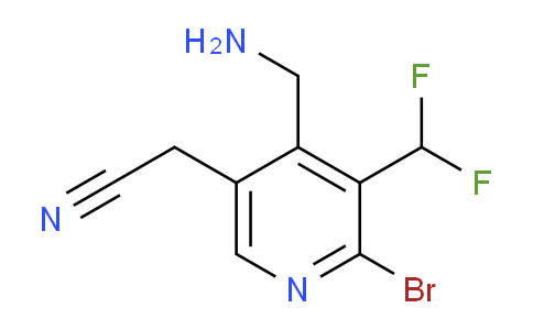 AM123313 | 1805941-19-8 | 4-(Aminomethyl)-2-bromo-3-(difluoromethyl)pyridine-5-acetonitrile