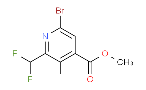 AM123317 | 1806911-38-5 | Methyl 6-bromo-2-(difluoromethyl)-3-iodopyridine-4-carboxylate