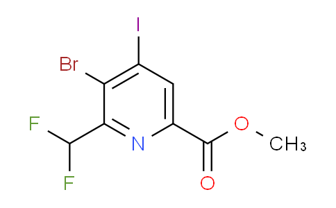 AM123318 | 1806871-20-4 | Methyl 3-bromo-2-(difluoromethyl)-4-iodopyridine-6-carboxylate